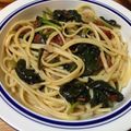 .プチ.'s cooksnap of when they made ドライトマトとホウレンソウのパスタ.