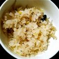 happyangel's cooksnap of when they made さつま芋とじゃこの雑穀炊き込みご飯.