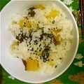 りらっくま・囚・'s cooksnap of when they made 簡単サツマイモご飯(^O^).