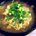 Aloha☆★'s cooksnap of when they made えのきとキャベツと卵の味噌汁♡.