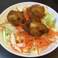 Pupinon's cooksnap of when they made 鶏からオニオンマリネの白菜サラダ　.