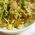 あさここなっつ's cooksnap of when they made 簡単！カレー風味♡豚肉のニラ玉もやし炒め.