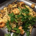 ゆうひﾏﾏﾁｬﾝ☆'s cooksnap of when they made 海老とキノコのバジルパスタ.