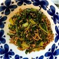 ルーとスー's cooksnap of when they made ☆☆常備菜☆☆大根葉そぼろ.