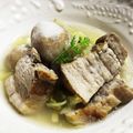 chi40's cooksnap of when they made 里芋と豚肉のピリッと生姜煮♪.