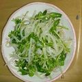 まりえmy's cooksnap of when they made 豆苗とモヤシのナムル.