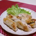 赤い電話's cooksnap of when they made 鶏胸肉の梅肉巻き.