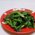 赤い電話's cooksnap of when they made お肉の付け合わせ☆ほうれん草のソテー.