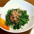 ﾁｲﾁｬﾝﾏﾏ's cooksnap of when they made レンジで簡単、ほうれん草のおひたし☆.