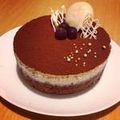 a_b_c's cooksnap of when they made ❇チョコandキャラメルのムースケーキ❇.