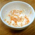 mataeeee's cooksnap of when they made 離乳食中期〜みかんのカッテージチーズあえ.