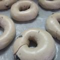 りくの's cooksnap of when they made モッチリ～！ブルーベリーベーグル.