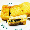 nitochi's cooksnap of when they made 栃尾の油揚げでねぎ味噌挟み焼き.