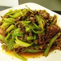 ecobeer's cooksnap of when they made シャキシャキ牛肉セロリえのきたけの炒め物.