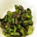 N☆0610's cooksnap of when they made かぶの葉✿炒め（ごま油）.