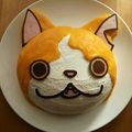 わーきち's cooksnap of when they made 食紅不使用♪ジバニャン立体キャラケーキ☆.