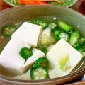 SP♪'s cooksnap of when they made 豆腐のおくら餡かけ.