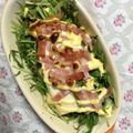 ゆのこう's cooksnap of when they made 豆腐と水菜とベーコンでココットカマン.