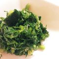 keiko_25's cooksnap of when they made おにぎりの具にしらすと人参葉わさび醤油.