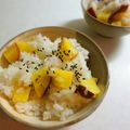 まろんかふぇ's cooksnap of when they made ほっくほく～ウチの定番❤サツマイモご飯.