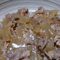 アカオ's cooksnap of when they made 大根と豚バラ＊ピリ辛炒め＊.