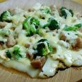 mAyUmIのごはん's cooksnap of when they made フライパンで♪照り焼きお餅ピザ.