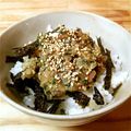 あぶらぼうず's cooksnap of when they made 簡単☆イナダのなめろう丼.