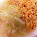 sapyo's cooksnap of when they made 冬のお昼♪簡単白菜あんかけ五目炒飯.