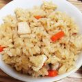 yellowow's cooksnap of when they made 味も色も濃い★絶品鶏ごぼう炊き込みご飯★.