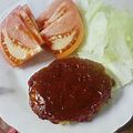 ぱなっきー♪'s cooksnap of when they made 肉なし豆腐ﾊﾝﾊﾞｰｸﾞ簡単ｿｰｽかけ♪.