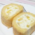 ♡てらまゆ♡'s cooksnap of when they made 栗とサツマイモのロールケーキ.