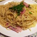 rooley's cooksnap of when they made しらすの塩レモンパスタ.