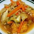 犬好き、ななんです。's cooksnap of when they made 厚揚げの和風あんかけ.