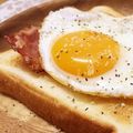 京のお抹茶's cooksnap of when they made カルボナーラ風?!トースト.