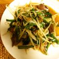coziri3's cooksnap of when they made 牛ハツ（心臓）とモヤシの中華炒め.