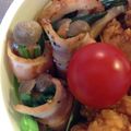 イリオモテ黄金's cooksnap of when they made お弁当に ✾小松菜も一緒に ベーコン巻✾.
