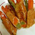 きょんこ87's cooksnap of when they made お弁当に、豚肉お野菜巻き.