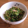 ａｋｉａｋｉ's cooksnap of when they made 鰹節が美味しい♪大根の葉とじゃこのふりかけ.