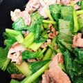 ここもさん's cooksnap of when they made 薄切り牛肉と小松菜のレモン塩炒め.