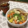 クックLB458M☆'s cooksnap of when they made ☆具沢山のモチモチすいとん汁☆.
