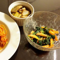 あゆっぴ1130's cooksnap of when they made 柿とほうれん草★胡麻和え.