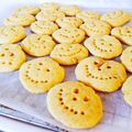 Yulipopo's cooksnap of when they made ハロウィンに☆カボチャのクッキー.