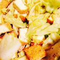 みんとっとん's cooksnap of when they made 塩麹で♪春キャベツと厚揚げの明太子炒め.
