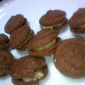 maasakob's cooksnap of when they made バレンタインに♪　チョコサンドクッキー.