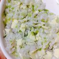 姫ねぇさま's cooksnap of when they made ☆離乳食中期 レタスとしらすのチーズ粥☆.