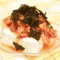 ともりん0203's cooksnap of when they made キムチ海苔載せ冷奴.