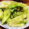 YUKIKI☆'s cooksnap of when they made 簡単☆レタスの中華風お浸し.
