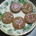あおしん's cooksnap of when they made 娘作＊バレンタインチョコクッキー♡.