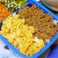 ももん８'s cooksnap of when they made ご飯が進む♪二色そぼろ丼.