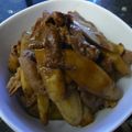 uotama's cooksnap of when they made ごぼうと牛肉の味噌煮.
